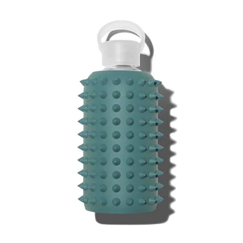 BKR Glass Water Bottle Spiked Juniper (Mossy Blue-Green) Little 16oz/500ml